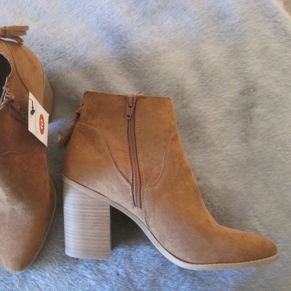 UNIVERSAL THREAD CLARE BROWN BOOTIES 10 NEW - Picture 2 of 2